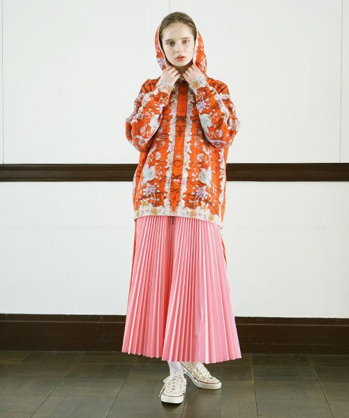 AHCAHCUM.あちゃちゅむ.刺繍pt BIGパーカー[01-203-5110]