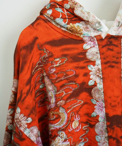 AHCAHCUM.あちゃちゅむ.刺繍pt BIGパーカー[01-203-5110]