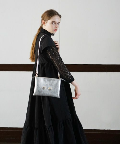 AHCAHCUM.あちゃちゅむ.お目目のバッグ[silver]