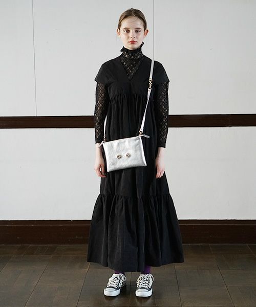 AHCAHCUM.あちゃちゅむ.お目目のバッグ[silver]