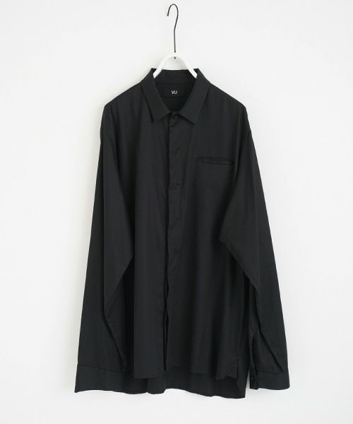 VU.ヴウ.classic shirt vu-s02-s01[BLACK]
