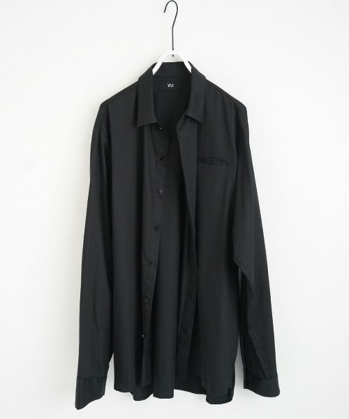 VU.ヴウ.classic shirt vu-s02-s01[BLACK]