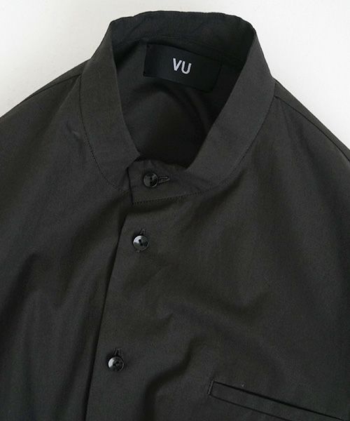 VU.ヴウ.stand collar shirt vu-s02-s02[SUMI]