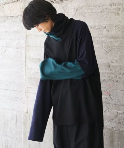 VU.ヴウ.highneck knit vu-s02-k04[BLACK MIX]