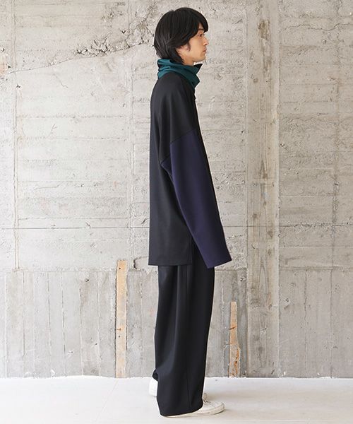 VU.ヴウ.highneck knit vu-s02-k04[BLACK MIX]