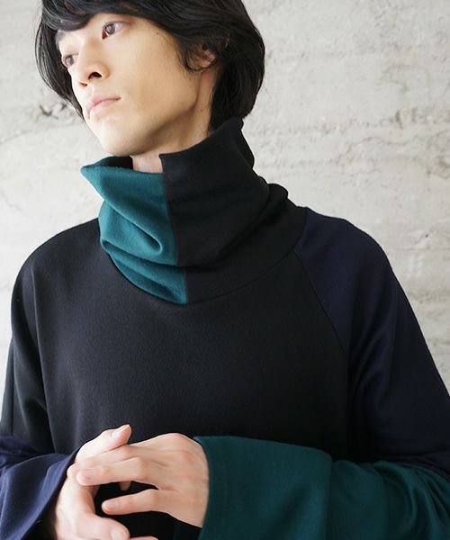 VU.ヴウ.highneck knit vu-s02-k04[BLACK MIX]