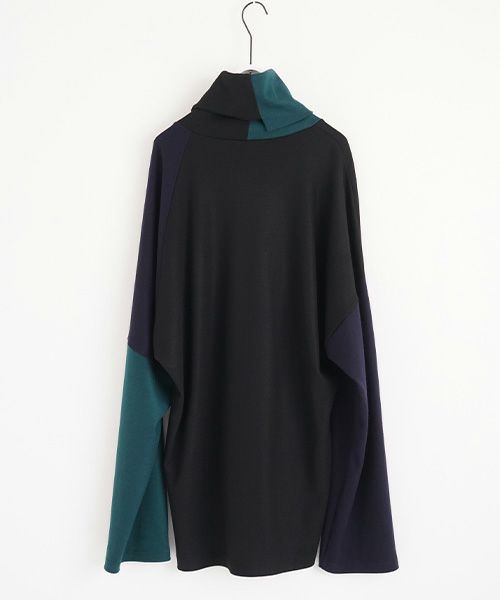 VU.ヴウ.highneck knit vu-s02-k04[BLACK MIX]