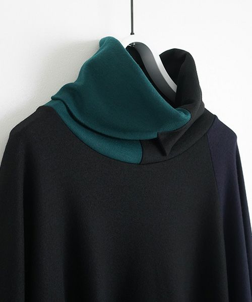 VU.ヴウ.highneck knit vu-s02-k04[BLACK MIX]