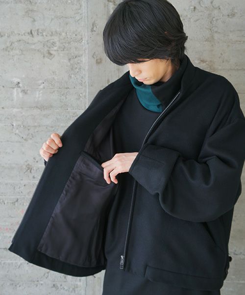VU.ヴウ.stand collar bluson vu-s20-b11[BLACK]