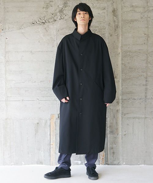 VU.ヴウ.wide coat vu-s20-c12[BLACK]