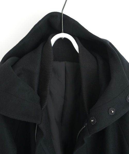 VU.ヴウ.hood coat vu-s20-c13[BLACK]