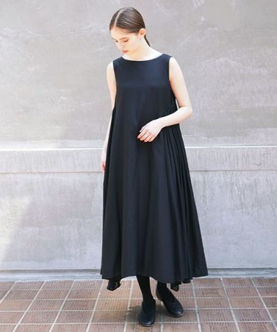 suzuki takayuki スズキタカユキ pullover dress [S211-21/black]