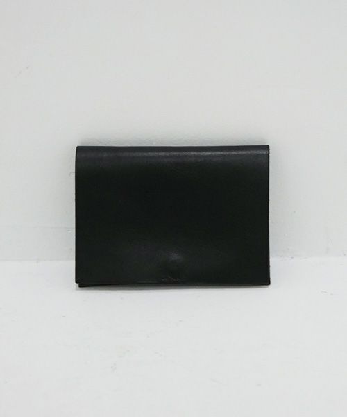 nejicommu.ネジコミュ.MATTER FLAP WALLET [BLACK]