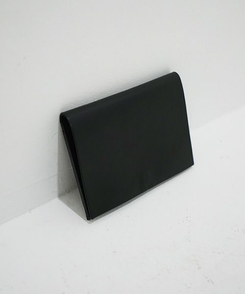 nejicommu.ネジコミュ.MATTER FLAP WALLET [BLACK]