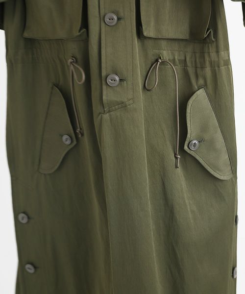 SWANLAKE.アーミーワンピース [OP-1254/khaki]