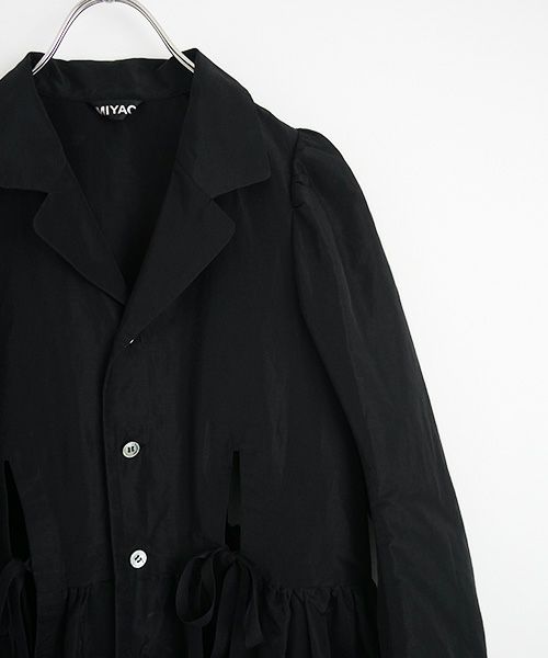 MIYAO ミヤオ.onepiece [MTOP-03/1.BLACK×BLACK]