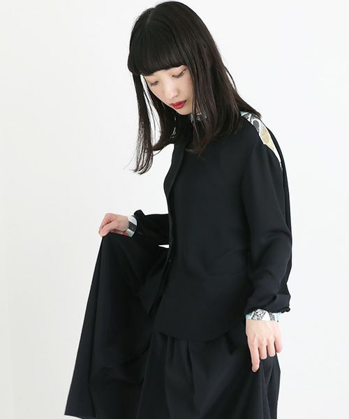 ohta オオタ black blouse [st-45B]<br>2020AW