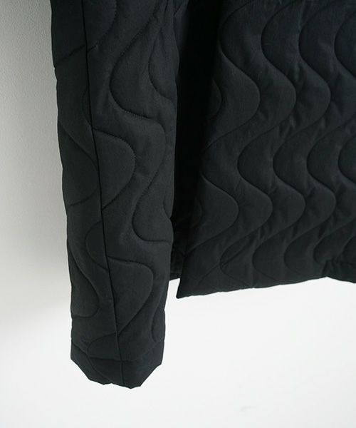 ohta オオタ.black quilt coat [jk-42B]