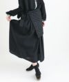 ohta オオタ.black lib reversible skirt [sk-11B]