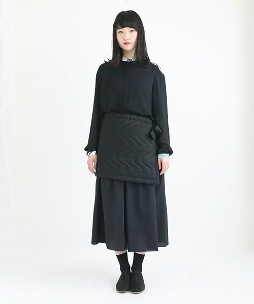 ohta オオタ.black lib reversible skirt [sk-11B]