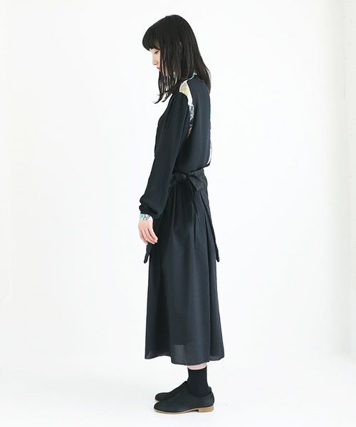 ohta オオタ.black lib reversible skirt [sk-11B]