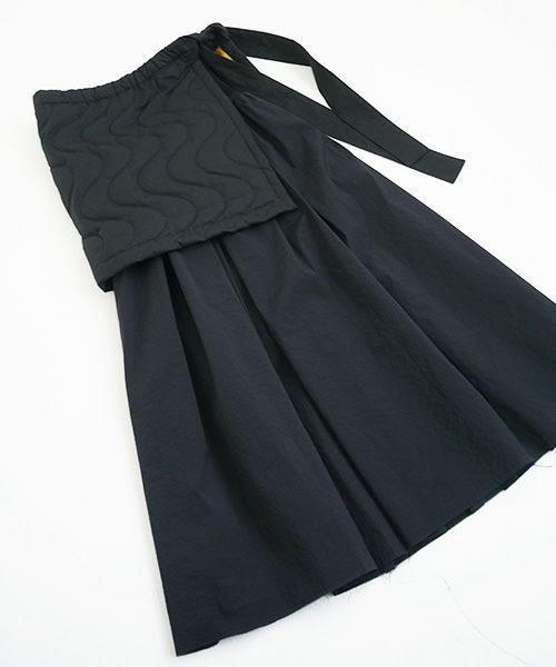 ohta オオタ.black lib reversible skirt [sk-11B]