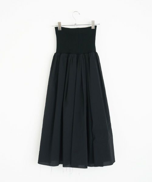 ohta オオタ.black lib reversible skirt [sk-11B]