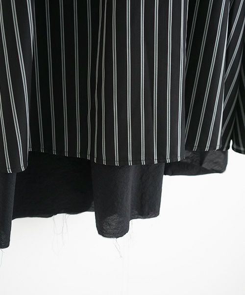 ohta オオタ.black lib reversible skirt [sk-11B]