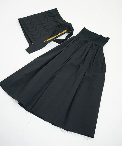 ohta オオタ.black lib reversible skirt [sk-11B]