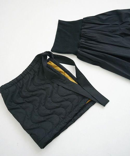 ohta オオタ.black lib reversible skirt [sk-11B]