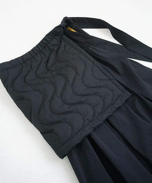 ohta オオタ.black lib reversible skirt [sk-11B]