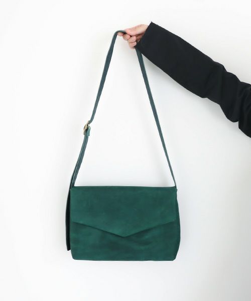 ohta オオタ.blue green letter bag [ac-20G3]