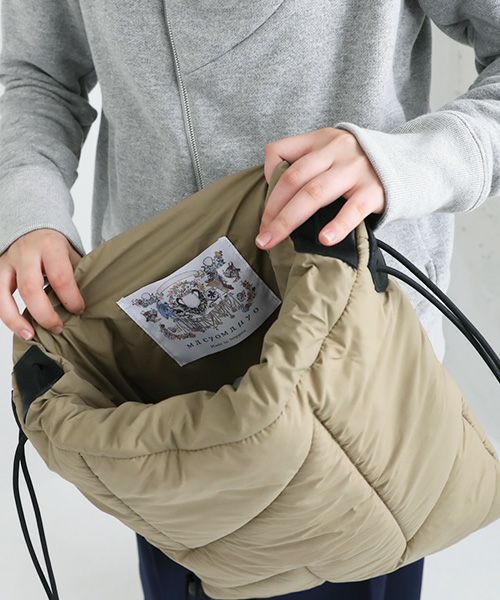 macromauro マクロマウロ.HK-06 KNAPSACK[beige]_