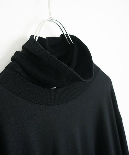 SWANLAKE.High neck jersey [CT-1305/Black]