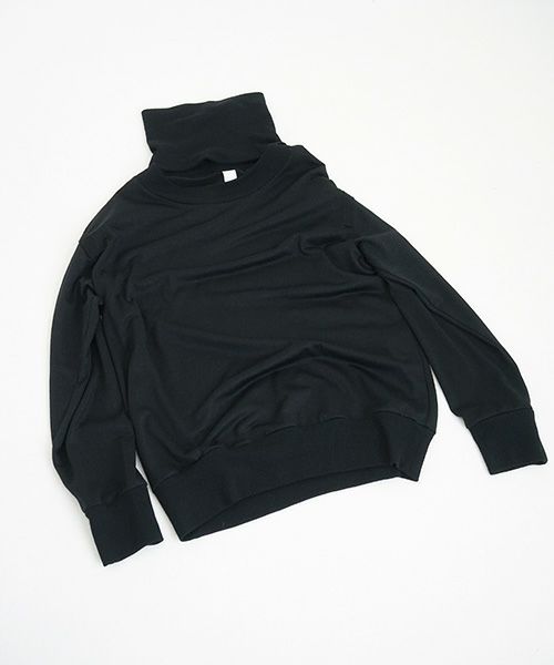 SWANLAKE.High neck jersey [CT-1305/Black]