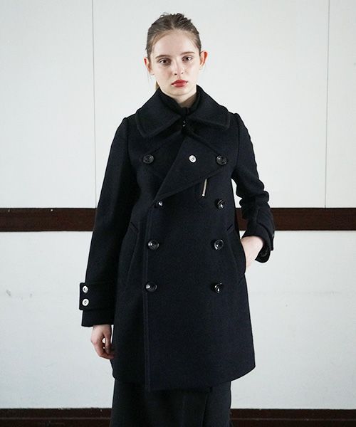 SWANLAKE スワンレイク pea coat [JK-1310/Black]