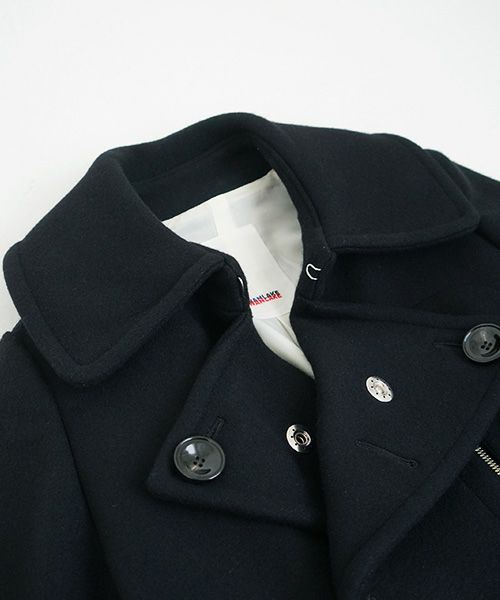 SWANLAKE スワンレイク.pea coat [JK-1310/Black]