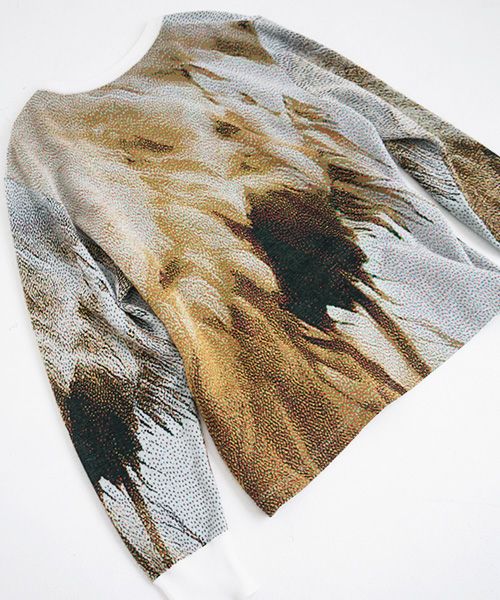 hatra ハトラ.Syn Feather Sweater[KN02-TOKI]