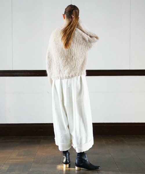 Maiami/マイアミ Mohair Big Sweater [MMO23150/BEIGE]