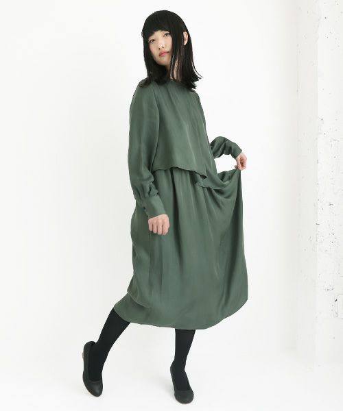 JUN OKAMOTO ジュンオカモト .春を待つミツバチみたいなワンピース[RO-33224]