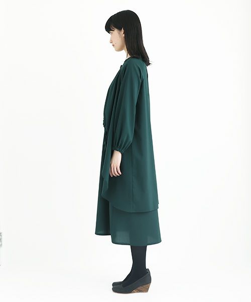 JUN OKAMOTO ジュンオカモト .深い森の奥に住む魔女みたいなワンピース[RO-33222・GREEN]