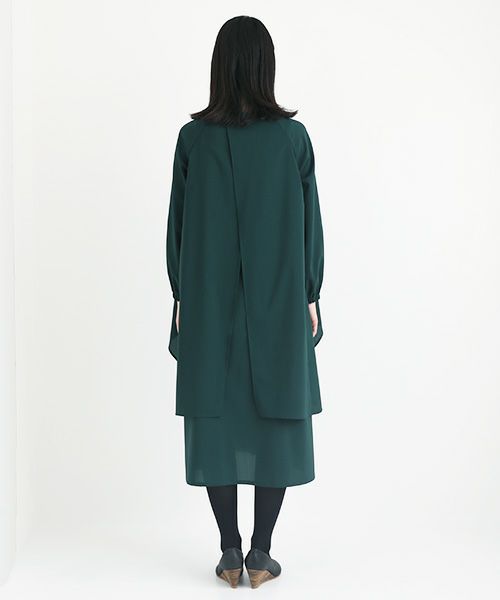 JUN OKAMOTO ジュンオカモト .深い森の奥に住む魔女みたいなワンピース[RO-33222・GREEN]