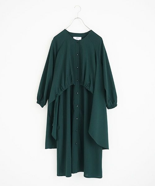 JUN OKAMOTO ジュンオカモト .深い森の奥に住む魔女みたいなワンピース[RO-33222・GREEN]