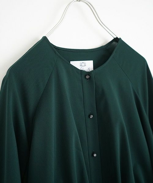 JUN OKAMOTO ジュンオカモト .深い森の奥に住む魔女みたいなワンピース[RO-33222・GREEN]