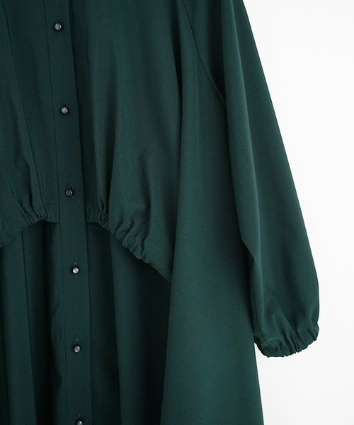 JUN OKAMOTO ジュンオカモト .深い森の奥に住む魔女みたいなワンピース[RO-33222・GREEN]