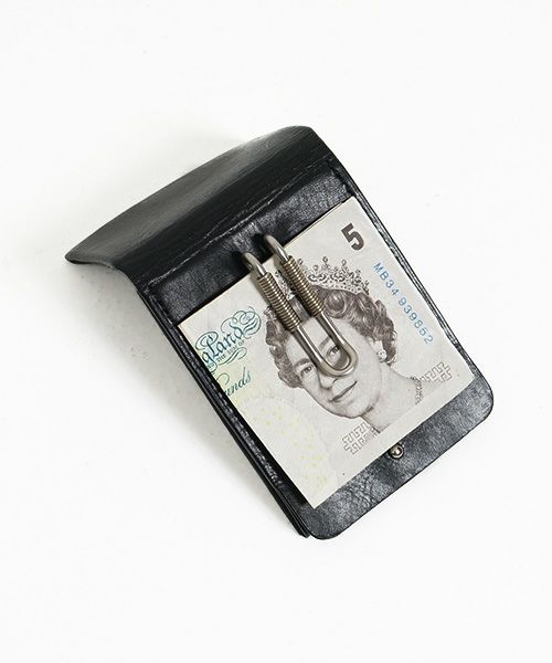 EDROBERTJUDSON.エドロバートジャドソン.coil spring money clip & coin case[B01X CO-08 / 05.BLACK]