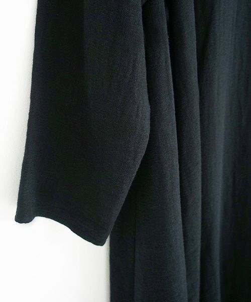 Mochi / home&miles.モチ / ホーム＆マイルズ.cotton linen one piece [black]