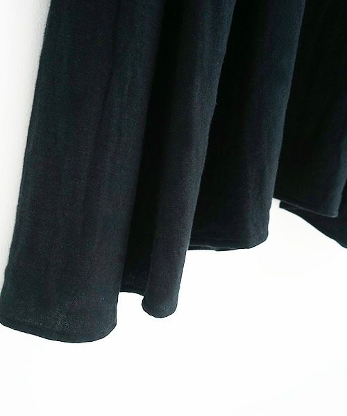 Mochi / home&miles.モチ / ホーム＆マイルズ.cotton linen one piece [black]