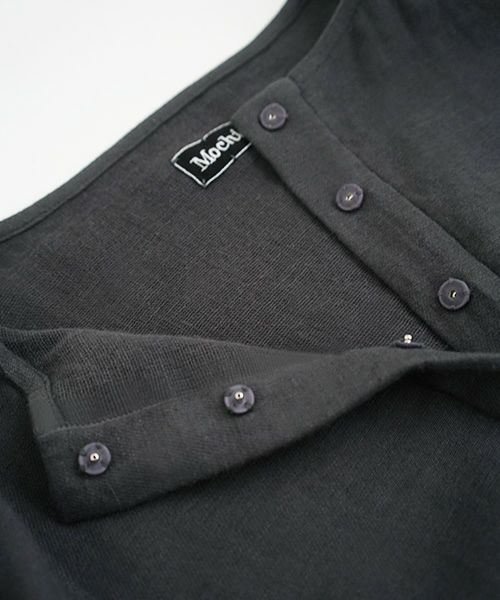 Mochi / home&miles.モチ / ホーム＆マイルズ.cotton linen one piece [charcoal grey]