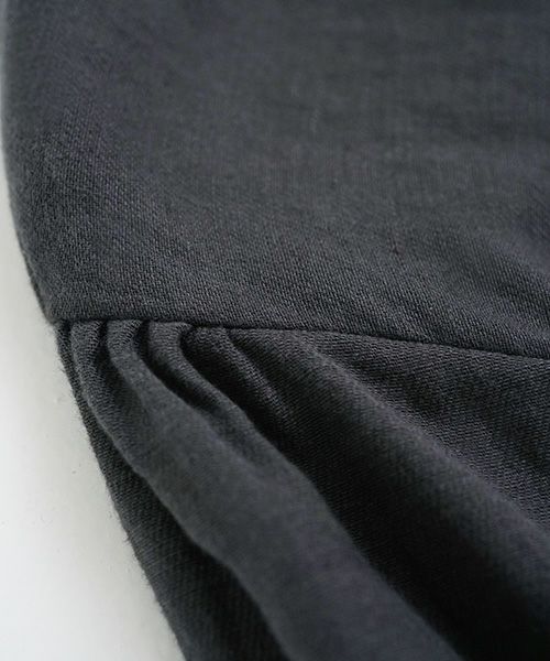 Mochi / home&miles.モチ / ホーム＆マイルズ.cotton linen one piece [charcoal grey]